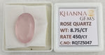 Load image into Gallery viewer, 8.75/CT Healing Rose Quartz Stone with Govt. Lab Certificate-RQTZ5047
