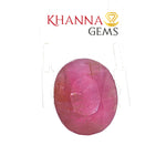 Load image into Gallery viewer, 4.93/CT Natural Ruby Stone with Govt. Lab Certificate-134577