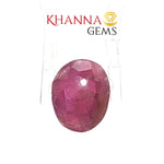 Load image into Gallery viewer, 4.93/CT Natural Ruby Stone with Govt. Lab Certificate-136233