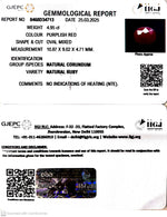 Load image into Gallery viewer, 4.95/CT Natural Ruby with Govt. Lab Certificate