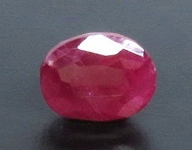 4.96/CT Natural Ruby with Govt. Lab Certificate | Khanna Gems
