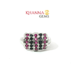 Load image into Gallery viewer, 5.21/GM RUBY BLUE SAPPHIRE RING Earrings - G0321