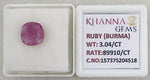 Load image into Gallery viewer, 3.04/CT Natural Old Burma Ruby with IIGJ Govt. Lab Certificate-15737S204518