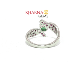 Load image into Gallery viewer, 3.88/GM RUBY EMERALD RING Earrings - G0594