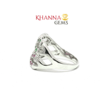Load image into Gallery viewer, 4.08/GM RUBY EMERALD RING Earrings - G0618
