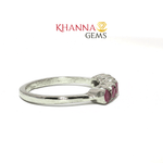 Load image into Gallery viewer, 2.77/GM RUBY RING Earrings - G0621