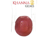 Load image into Gallery viewer, 4.97/CT Natural Mozambique Ruby Stone with Govt. Lab Certificate-16016S205950