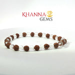 Load image into Gallery viewer, Natural Rudraksha Sphatik Bracelet