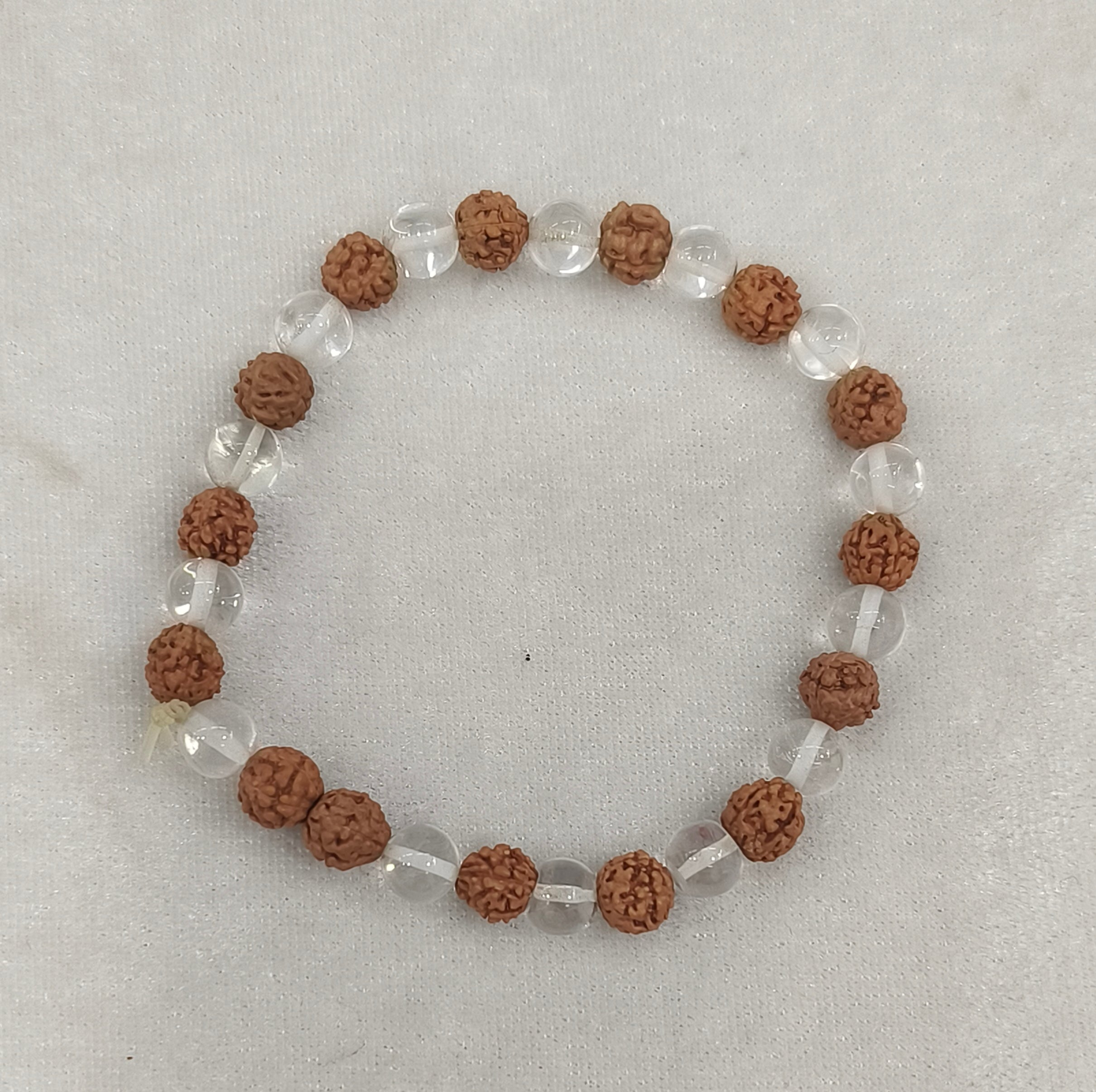 RUDRAKSHA SPHATIK BRACELET