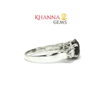 Load image into Gallery viewer, 2.69/GM SMOKY TOPAZ ZIRCON RING Earrings - G0602