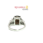 Load image into Gallery viewer, 4.31/GM SMOKY ZIRCON RING Earrings - G0552