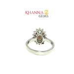 Load image into Gallery viewer, 3.57/GM SMOKY ZIRCON RING Earrings - G0554