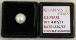Load image into Gallery viewer, 4.07/CT Natural South Sea Pearl With Lab Certificate-16311S207020