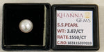 Load image into Gallery viewer, 3.87/CT Natural South Sea Pearl With Lab Certificate-16311S207033