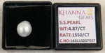 Load image into Gallery viewer, 4.87/CT Natural South Sea Pearl With Lab Certificate-16311S207037