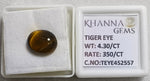 Load image into Gallery viewer, 4.30/CT Tiger Eye with Govt. Lab Certificate-452557