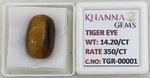 Load image into Gallery viewer, 14.2/CT Tiger Eye with Govt. Lab Certificate-TGR00001
