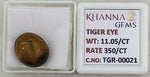 Load image into Gallery viewer, 11.05/CT Tiger Eye with Govt. Lab Certificate-TGR00021