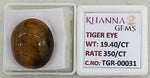 Load image into Gallery viewer, 19.4/CT Tiger Eye with Govt. Lab Certificate-TGR00031