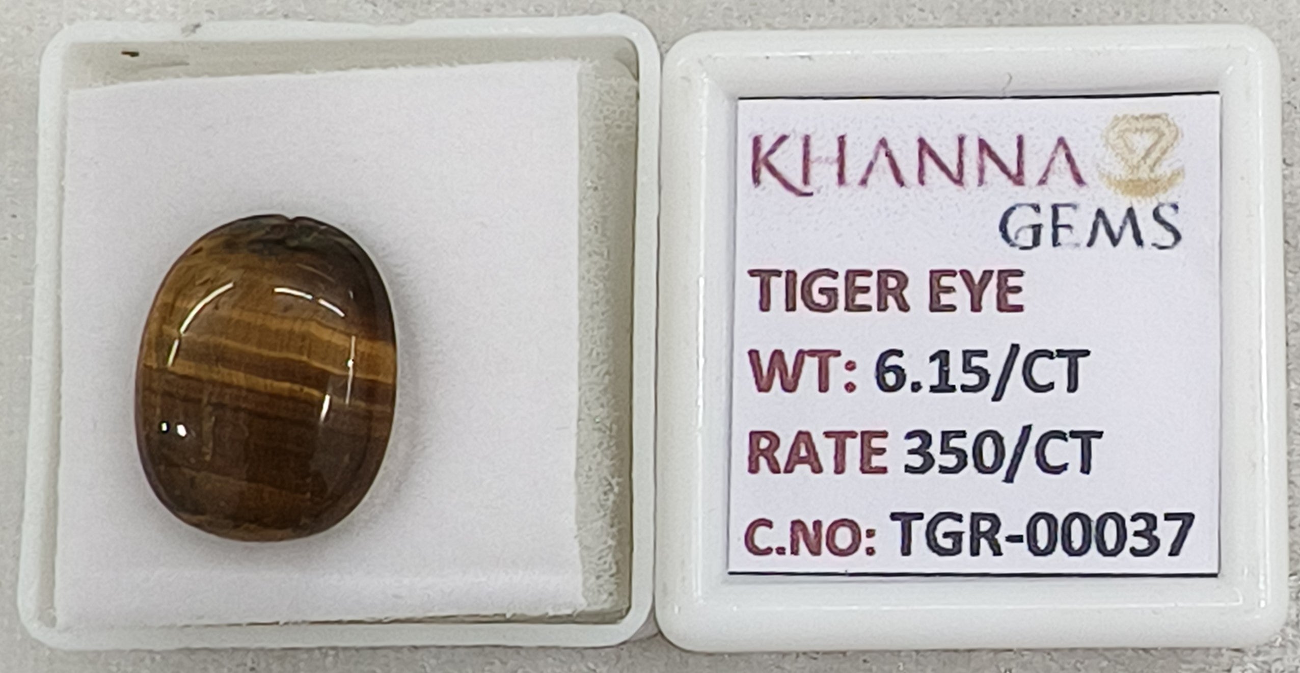 6.15/CT Tiger Eye with Govt. Lab Certificate-TGR00037