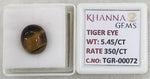 Load image into Gallery viewer, 5.45/CT Tiger Eye with Govt. Lab Certificate-TGR00072