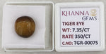 Load image into Gallery viewer, 7.35/CT Tiger Eye with Govt. Lab Certificate-TGR00075