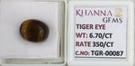 Load image into Gallery viewer, 6.7/CT Tiger Eye with Govt. Lab Certificate-TGR00087