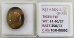 Load image into Gallery viewer, 14.4/CT Tiger Eye with Govt. Lab Certificate-TGR00092