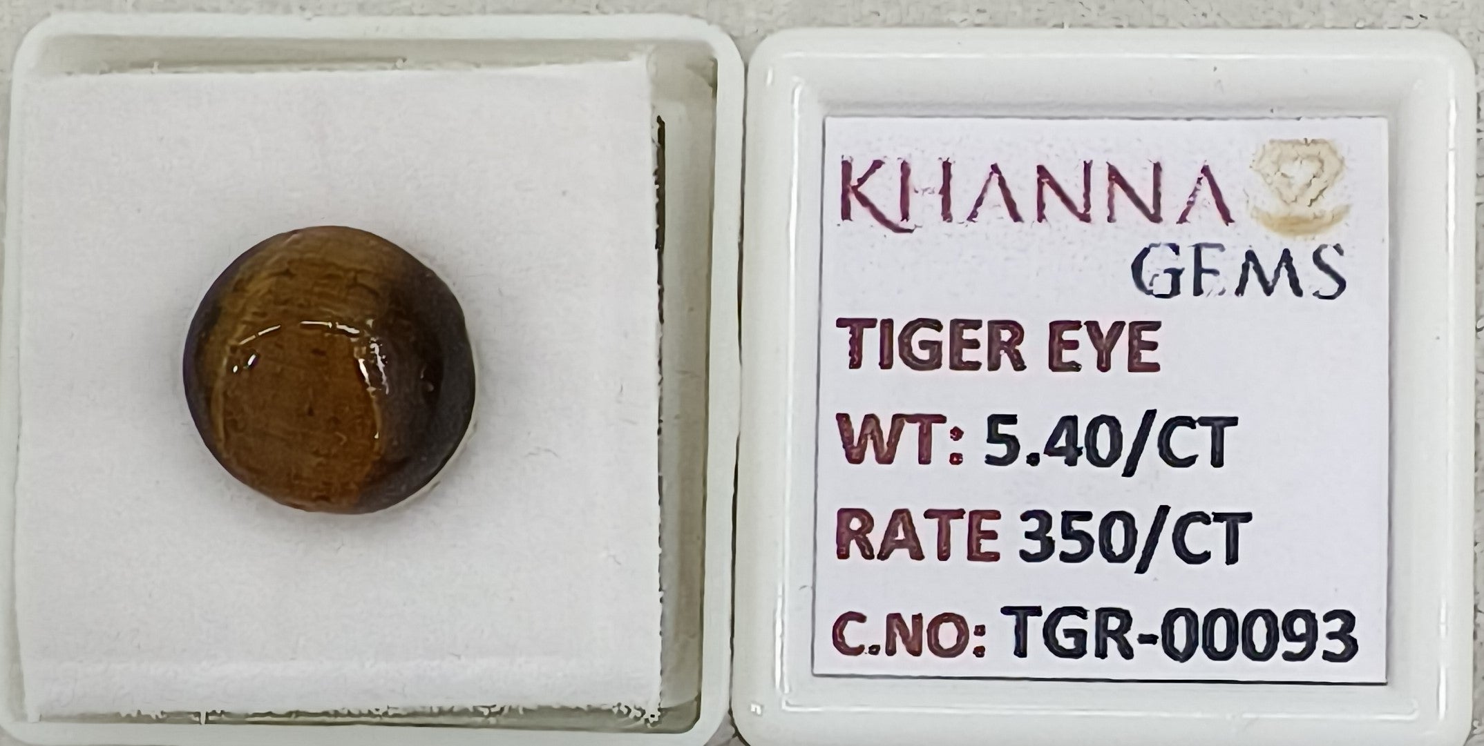 5.4/CT Tiger Eye with Govt. Lab Certificate-TGR00093
