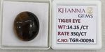 Load image into Gallery viewer, 14.15/CT Tiger Eye with Govt. Lab Certificate-TGR00094