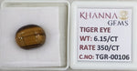 Load image into Gallery viewer, 6.15/CT Tiger Eye with Govt. Lab Certificate-TGR00106