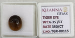 Load image into Gallery viewer, 6.35/CT Tiger Eye with Govt. Lab Certificate-TGR00115