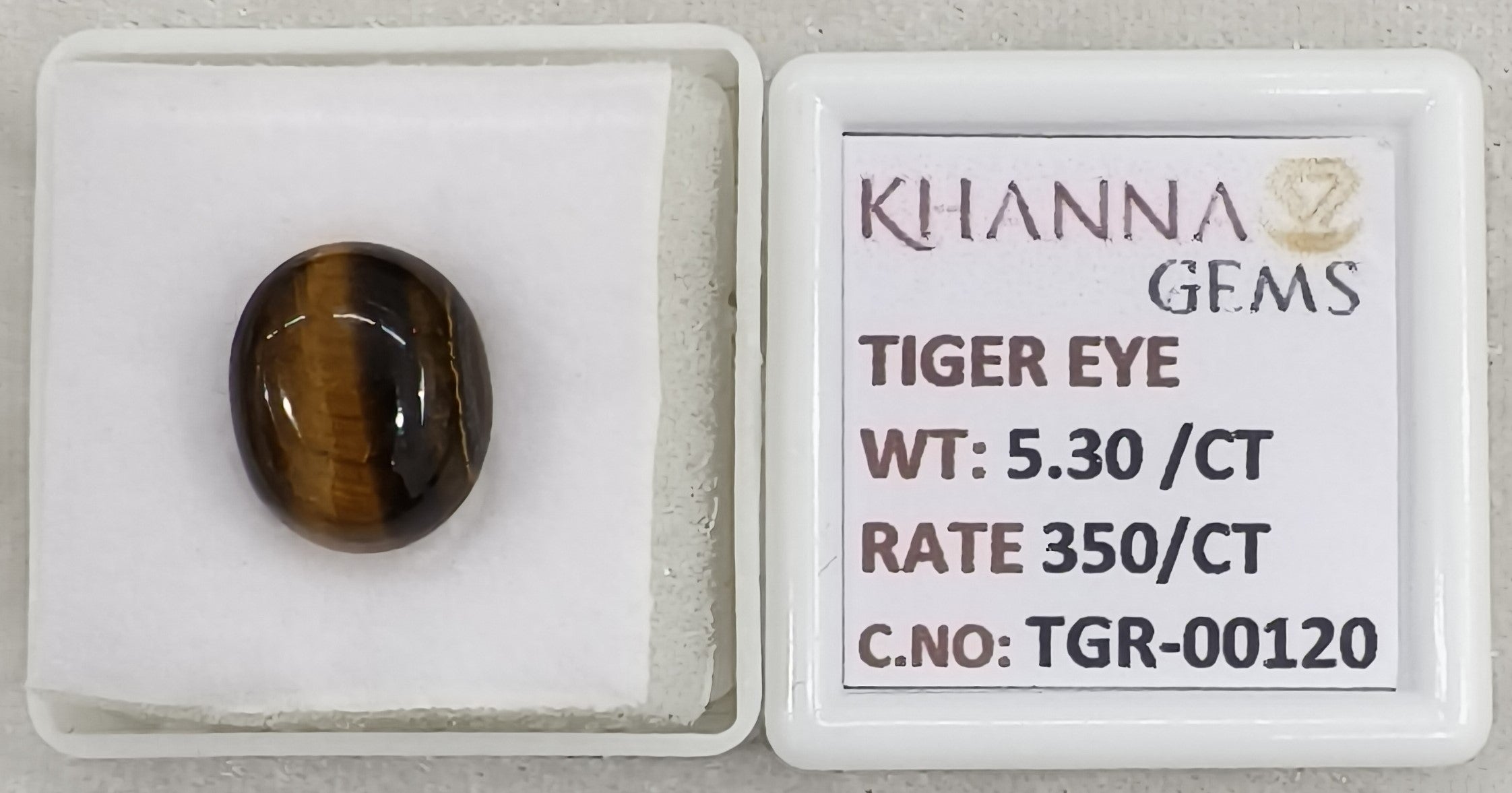 5.3/CT Tiger Eye with Govt. Lab Certificate-TGR00120