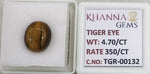 Load image into Gallery viewer, 4.7/CT Tiger Eye with Govt. Lab Certificate-TGR00132