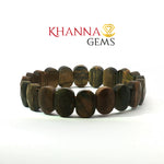 Load image into Gallery viewer, Natural Tiger Eye Bracelet (Flat Beads)
