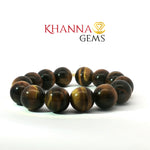 Load image into Gallery viewer, Natural Tiger Eye Bracelet (Round Beads)