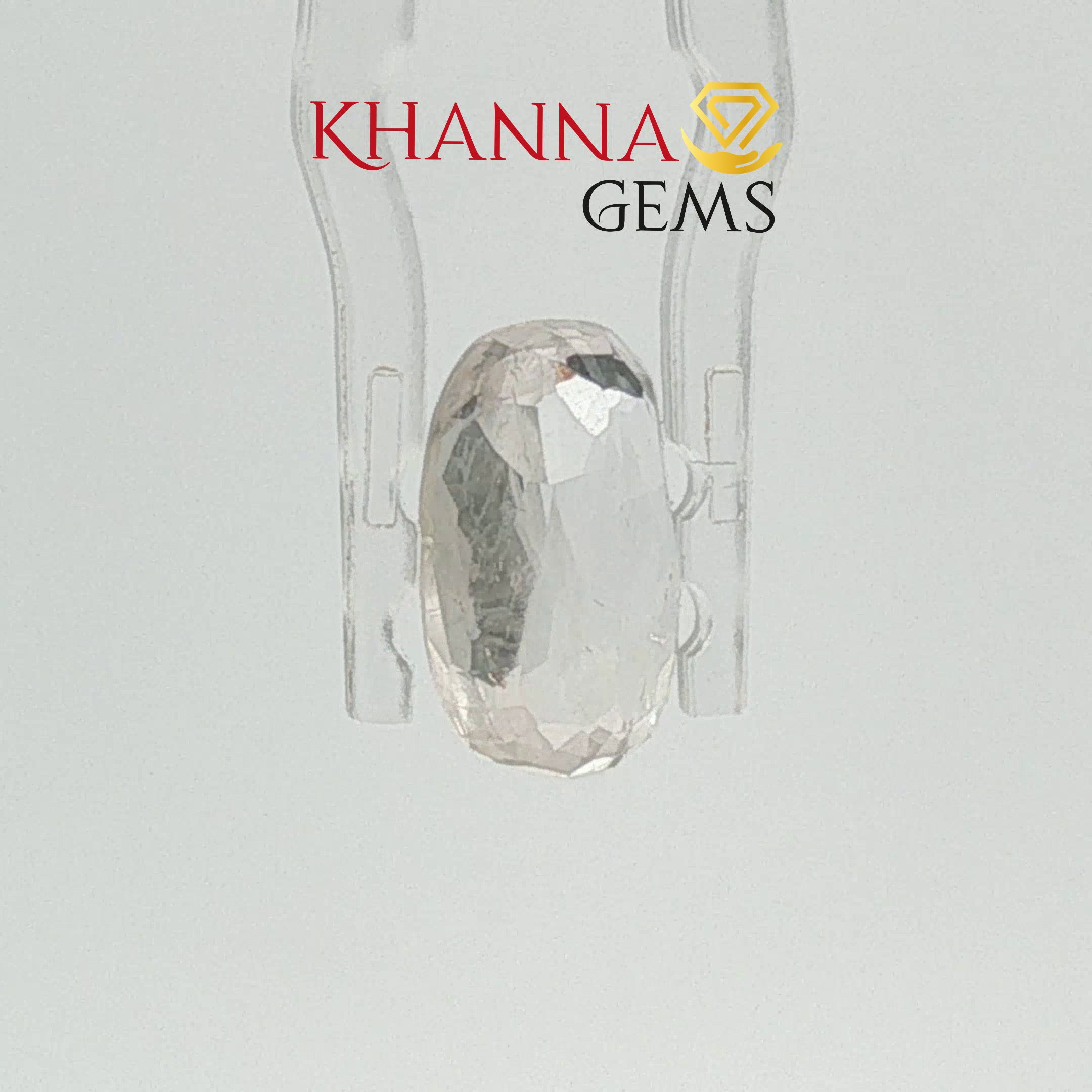 4.74/CT Natural White Sapphire with Govt Lab Certificate-12927D53207
