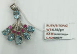 Load image into Gallery viewer, 6.56/GM RUBY/BLUE TOPAZ (2750)