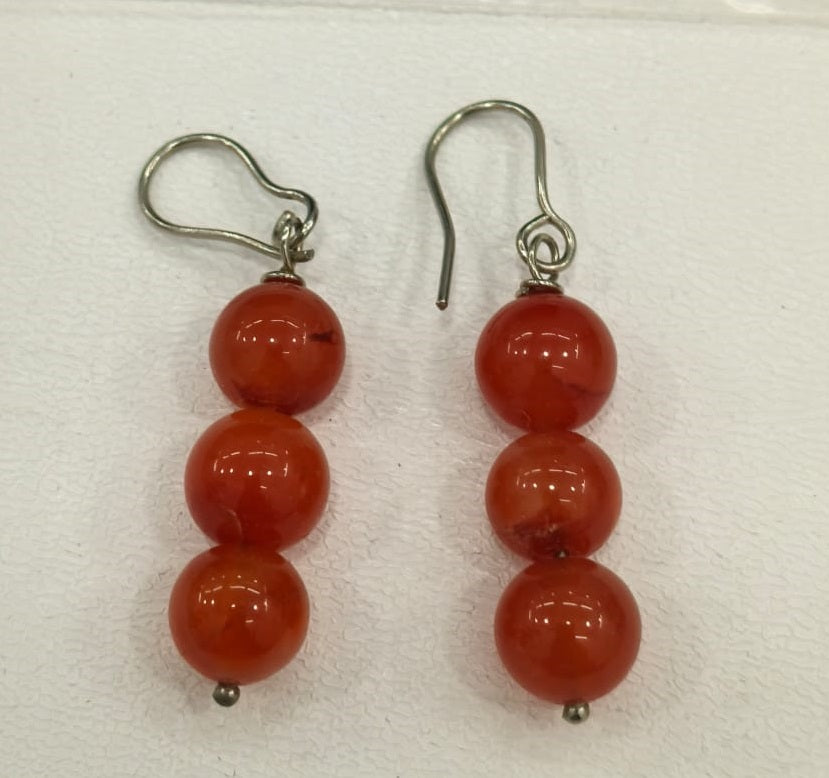 10.53/GM YAMINI HAKIK SILVER EAR RINGS (525)
