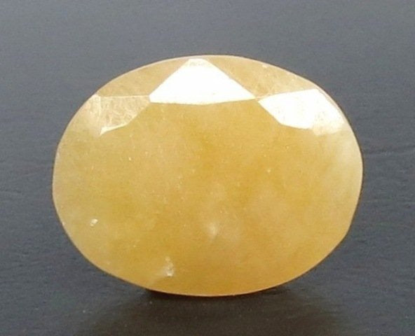 6.61/CT Natural Yellow Sapphire With Govt Lab Certificate (1221)