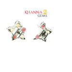 Load image into Gallery viewer, 5.70/GM Royal Yellow Topaz- Garnet Earrings - G0080