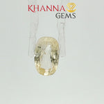 Load image into Gallery viewer, 3.45/CT Natural Yellow Sapphire with Govt Lab Certificate-104090