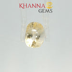Load image into Gallery viewer, 3.08/CT Natural Yellow Sapphire With Govt Lab Certificate-110099