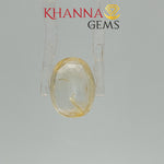 Load image into Gallery viewer, 4.07/CT Natural Yellow Sapphire with Govt Lab Certificate-113302