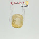 Load image into Gallery viewer, 4.96/CT Natural Yellow Sapphire with Govt Lab Certificate-115661