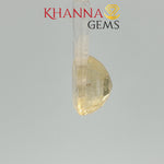 Load image into Gallery viewer, 5.50/CT Natural Yellow Sapphire with Govt Lab Certificate-116192