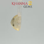 Load image into Gallery viewer, 5.50/CT Natural Yellow Sapphire with Govt Lab Certificate-116192