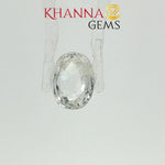 Load image into Gallery viewer, 3.81/CT Natural White Sapphire with Govt Lab Certificate-