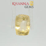 Load image into Gallery viewer, 8.57/CT Natural Yellow Sapphire with Govt Lab Certificate-119160