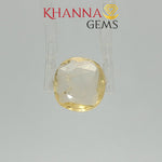 Load image into Gallery viewer, 3.14/CT Natural Yellow sapphire with Govt Lab Certificate-120536